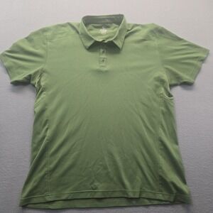 Kuhl Shadow Polo Shirt Mens XL Green Short Sleeve Performance Outdoor Hiking